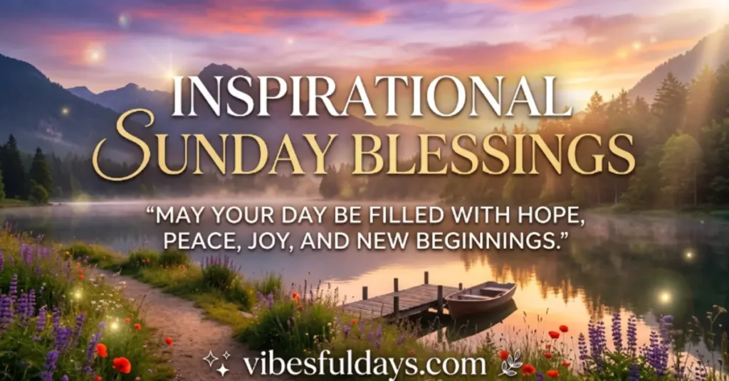 Inspirational Sunday Blessings