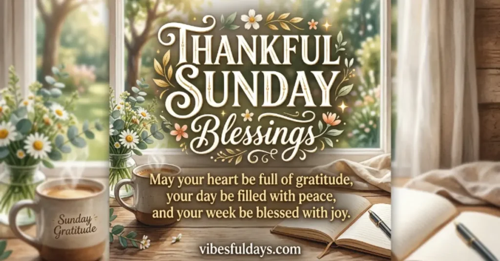 Thankful Sunday Blessings