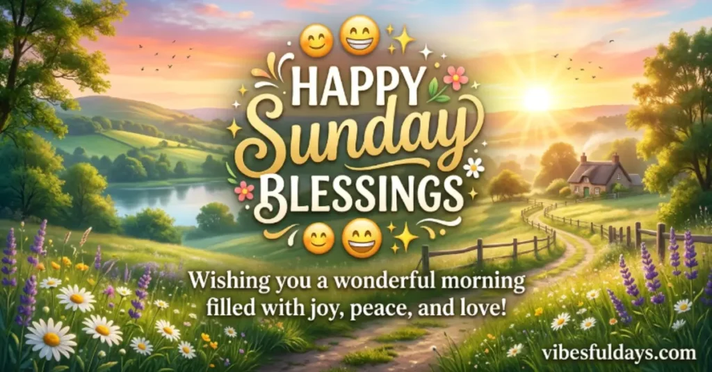 Happy Sunday Blessings