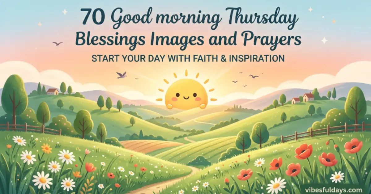 70 Thursday Blessings Images [Peaceful Morning Vibes]