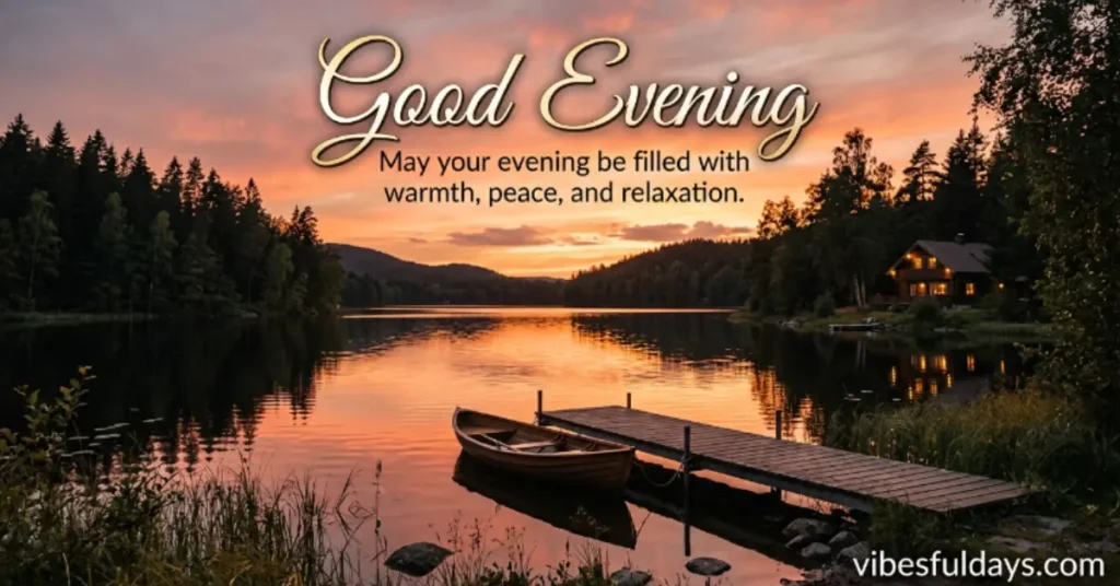 Uplifting Good Evening Messages and Blessings to Share