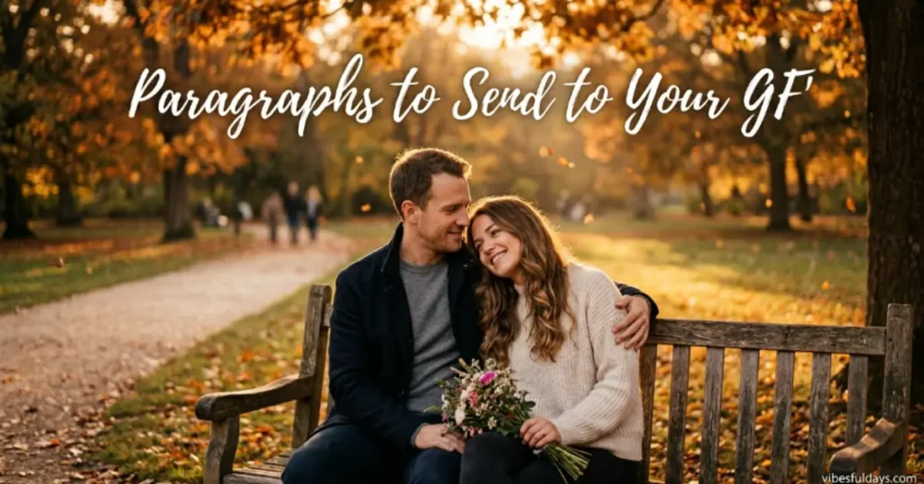 Paragraphs to Send to Your GF