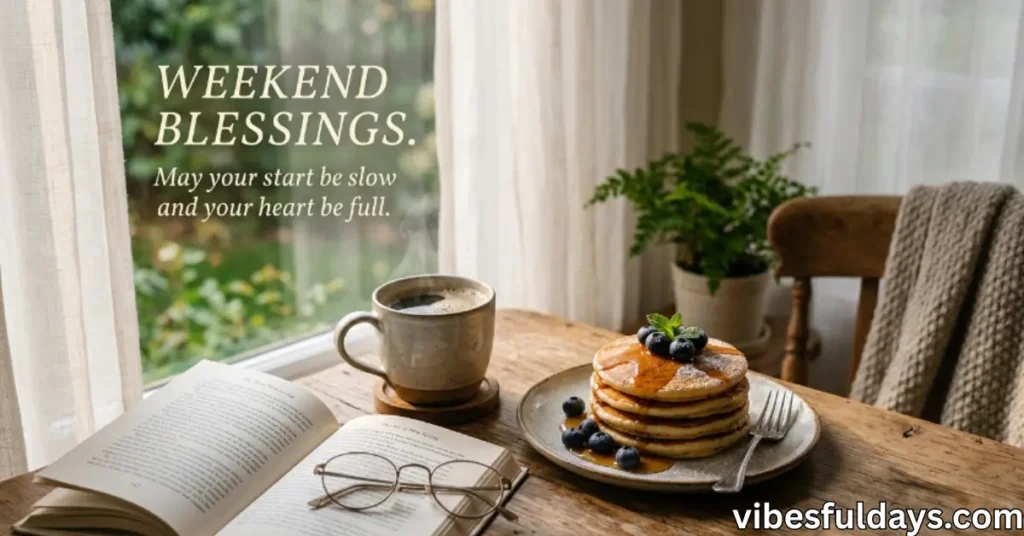 Weekend Morning Blessings for a Relaxing Start