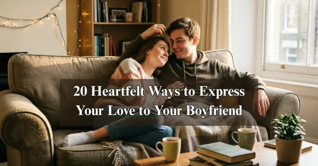 20 Heartfelt Ways to Express Your Love to Your Boyfriend