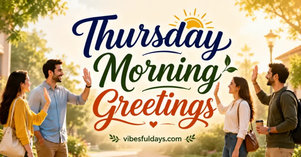 Thursday Morning Greetings