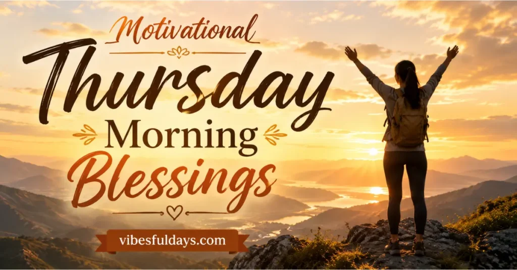 Motivational Thursday Morning Blessings