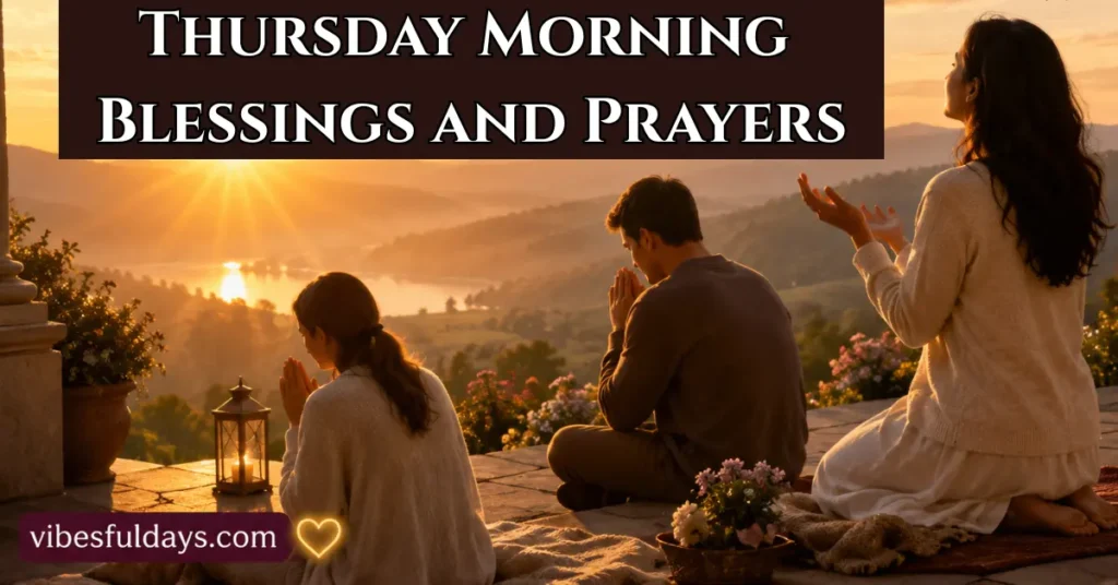 Thursday Morning Blessings and Prayers