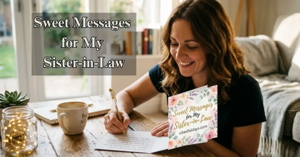 Sweet Messages for My Sister-in-Law