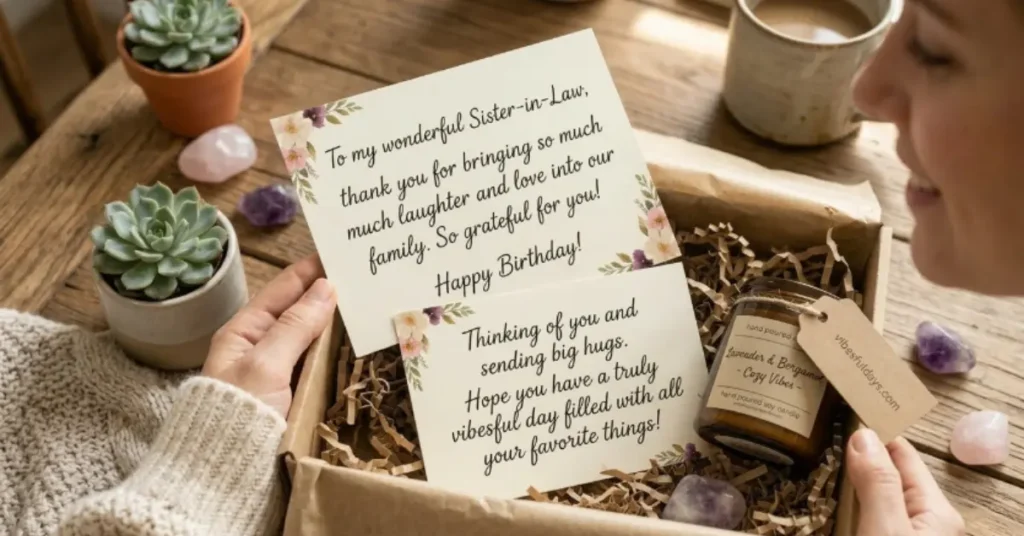 Grateful Message to My Sister-in-Law