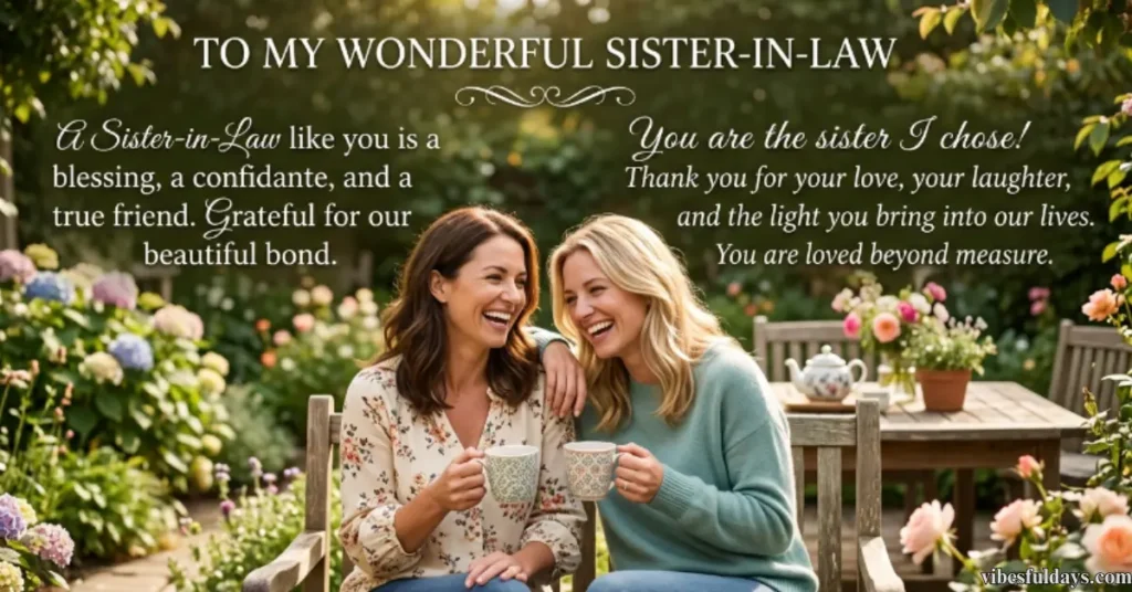 Loving Quotes for My Sister-in-Law
