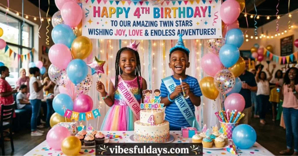 Birthday Wishes for Twin Girl And Boy