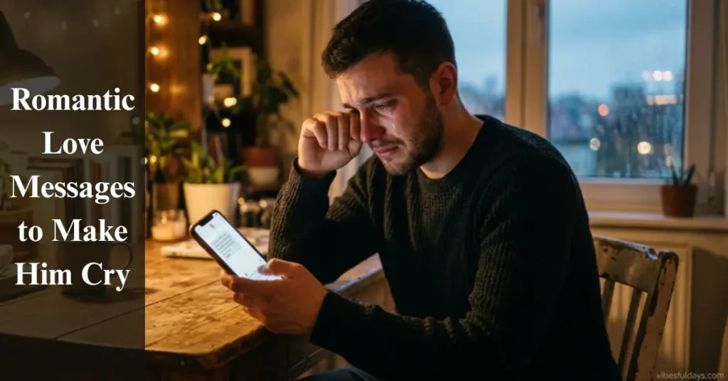 Romantic Love Messages to Make Him Cry