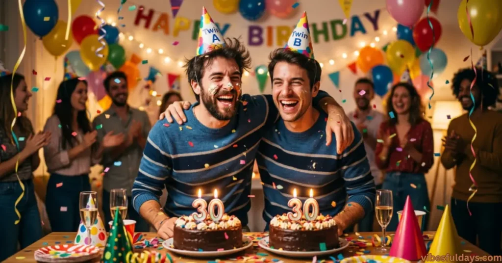 Funny Birthday Wishes for Twin Brothers