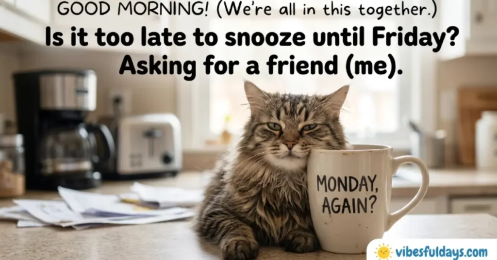 Funny Good Morning Monday Messages