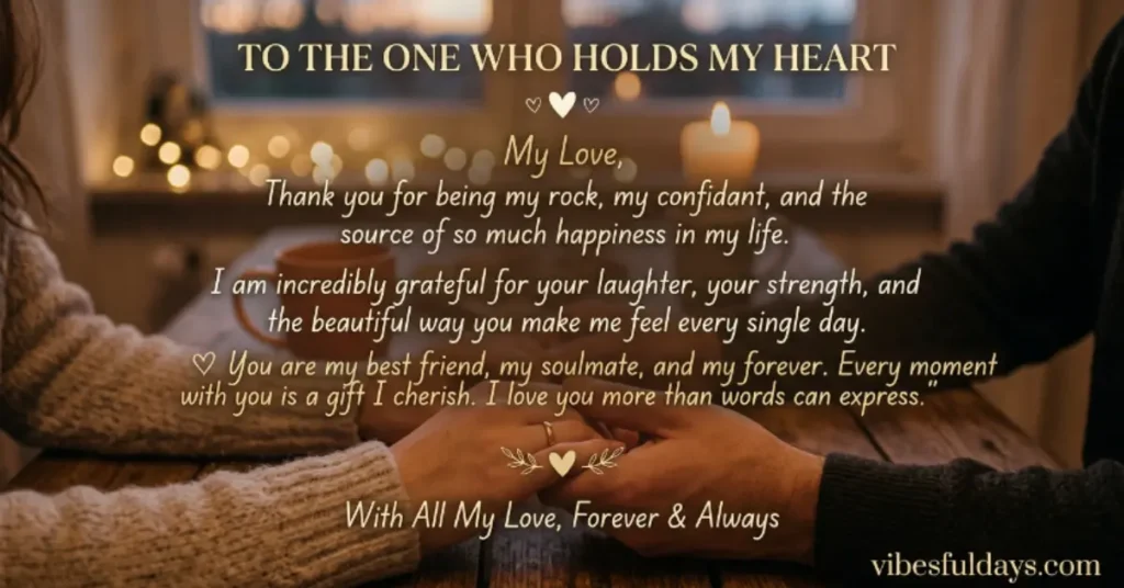Touching Love Messages for Him