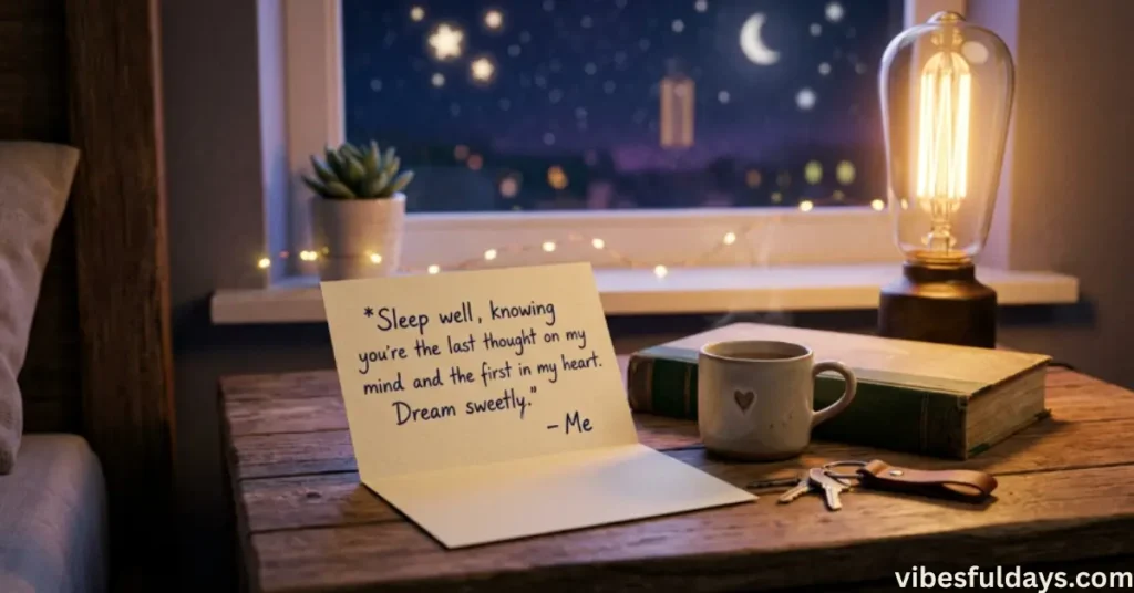 Heart-Touching Goodnight Messages for Him