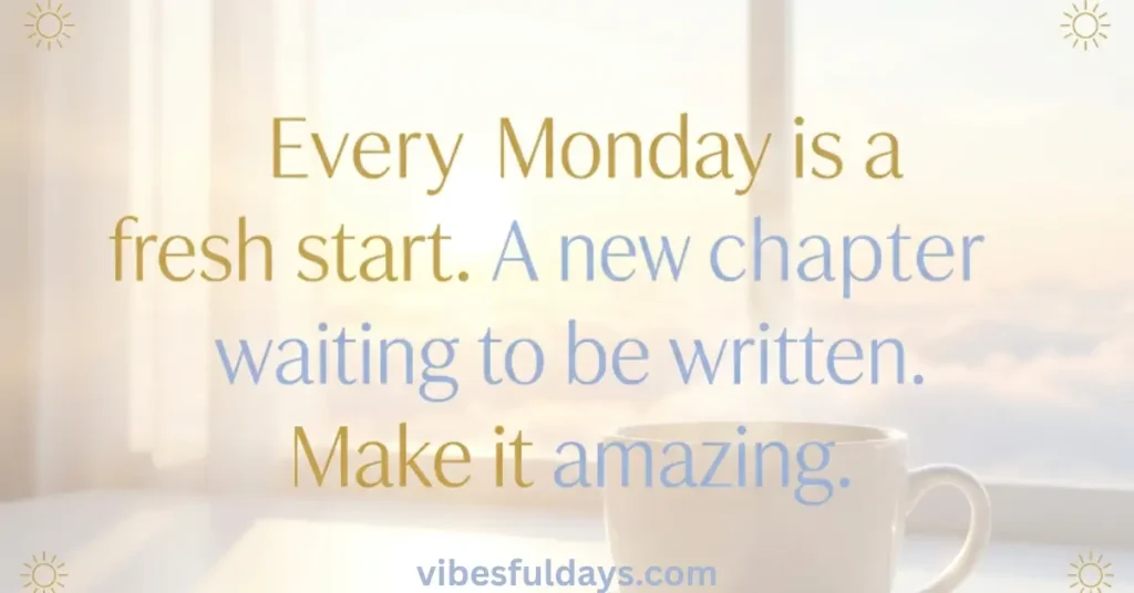 Inspiring Good Morning Monday Quotes and Blessings