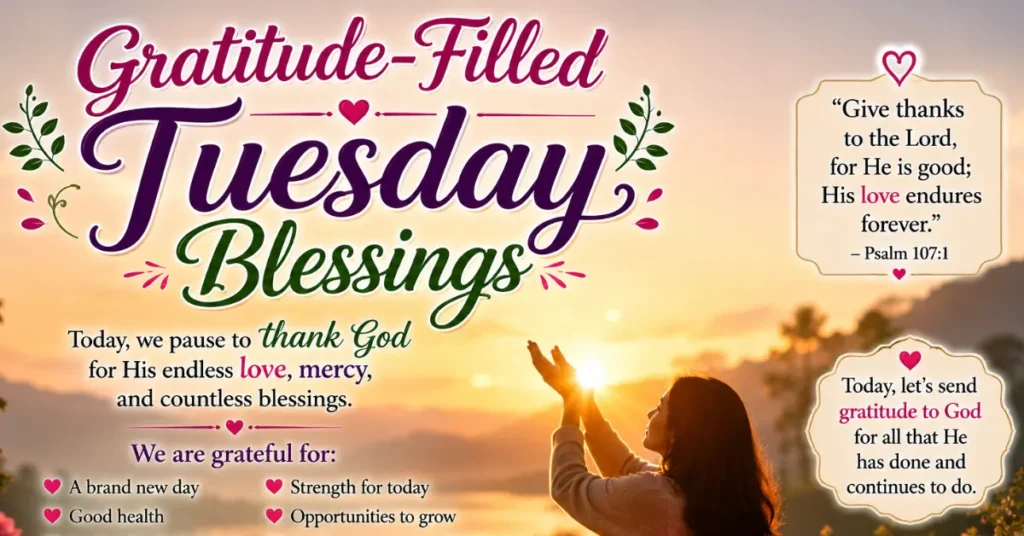 Gratitude-Filled Tuesday Blessings