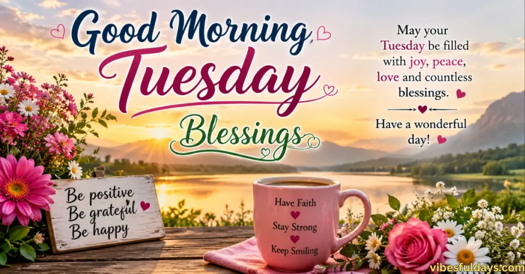 Beautiful Good morning Tuesday Blessings