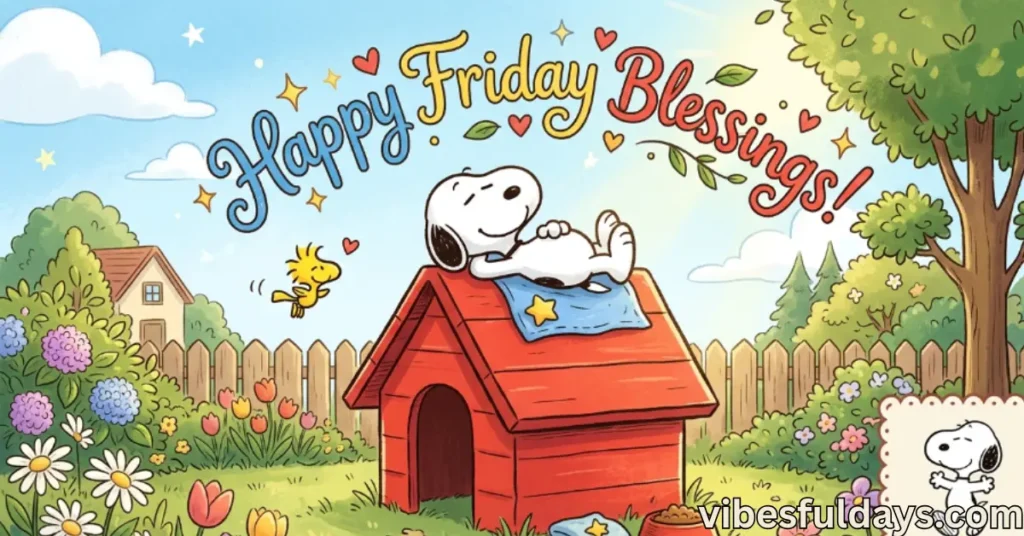 Snoopy Friday Blessings