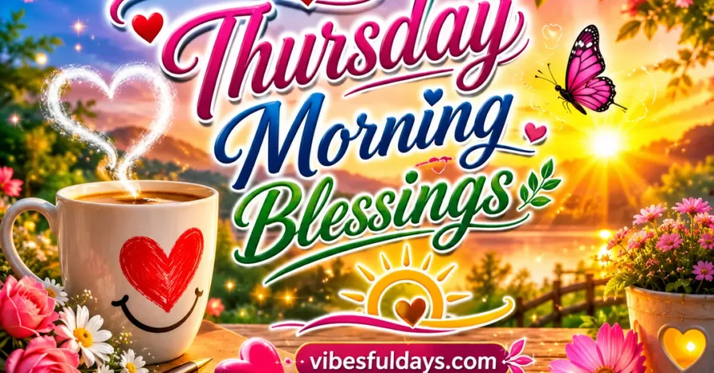 70 Good morning Thursday Blessings Images and Prayers