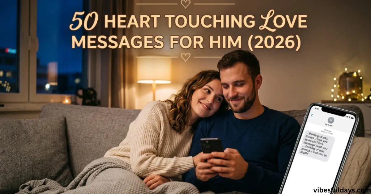 50 Heart Touching Love Messages for Him [Melt His Heart]