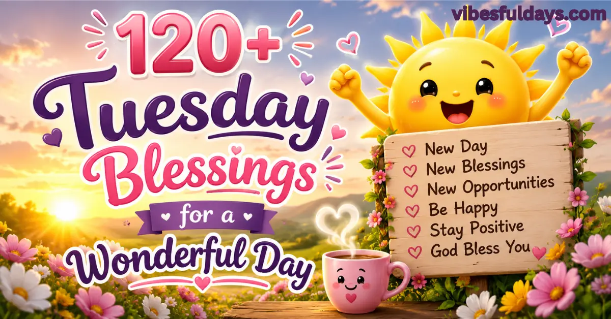 120+ Tuesday Blessings (Uplifting Prayers & Cute Pics)