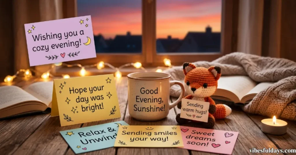 Short & Cute Good Evening Texts