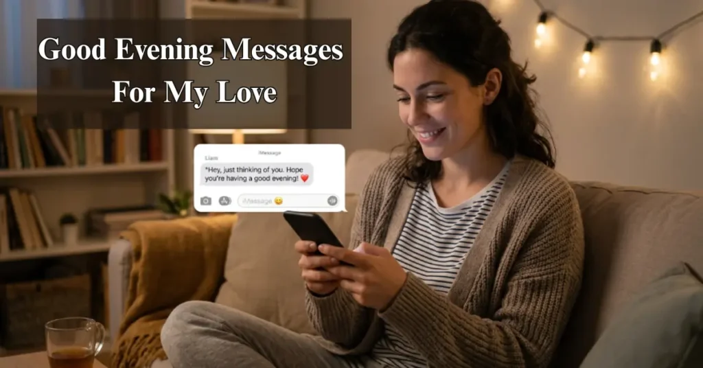 100+ Best Sweet & Romantic Good Evening Messages For My Love