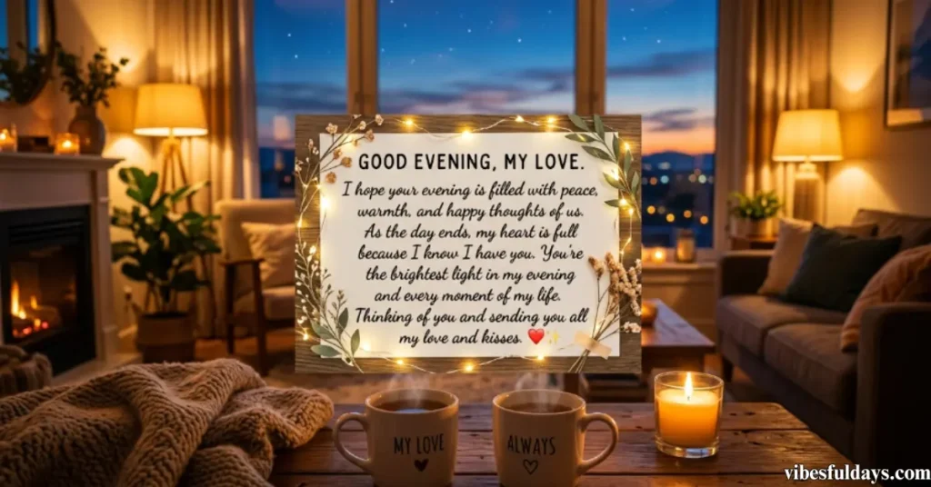 Sweet & Simple Good Evening Messages