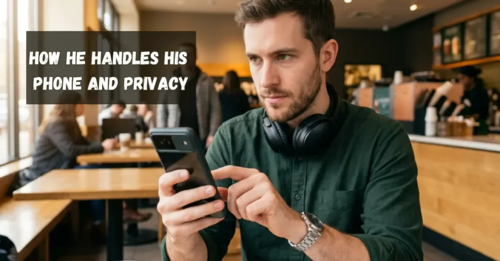 How He Handles His Phone And Privacy