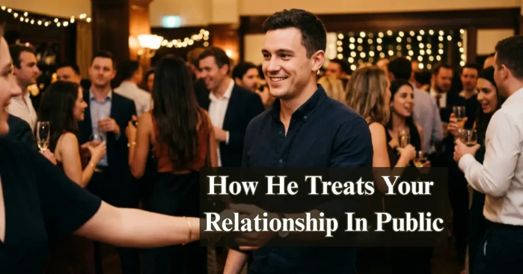 How He Treats Your Relationship In Public