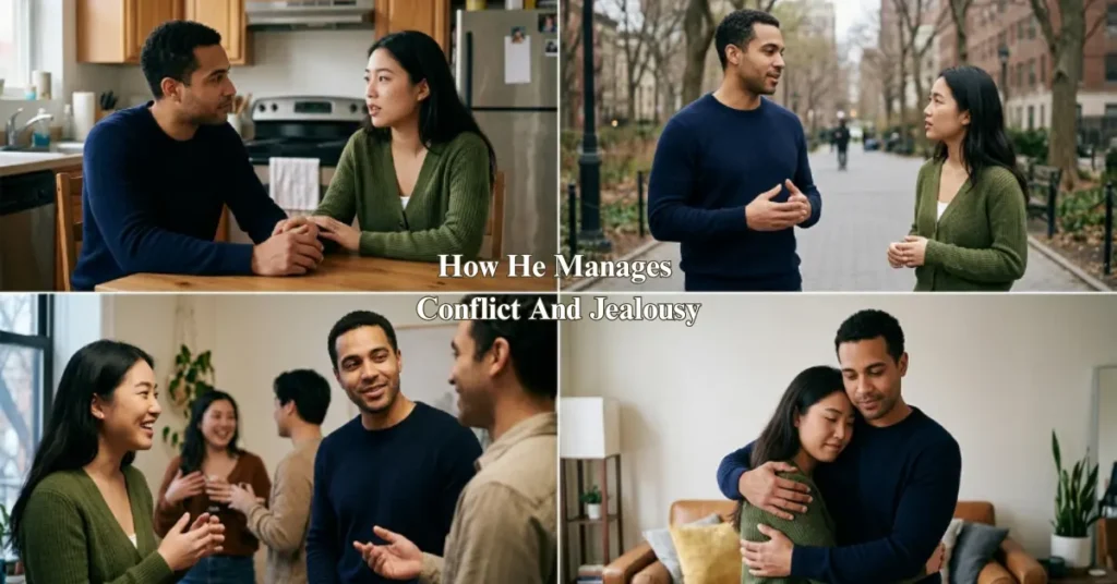 How He Manages Conflict And Jealousy