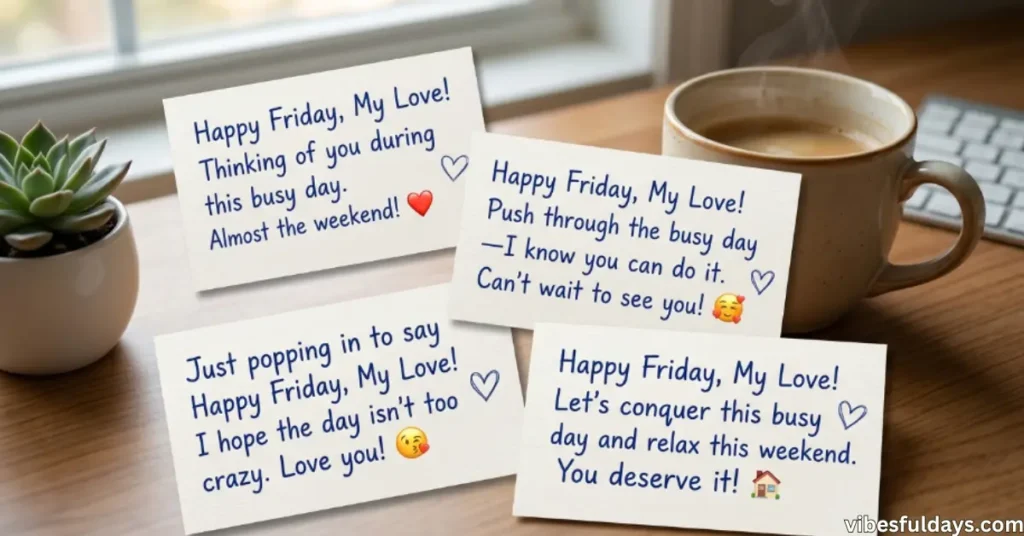 Happy Friday My Love Messages for Long-Term Relationships