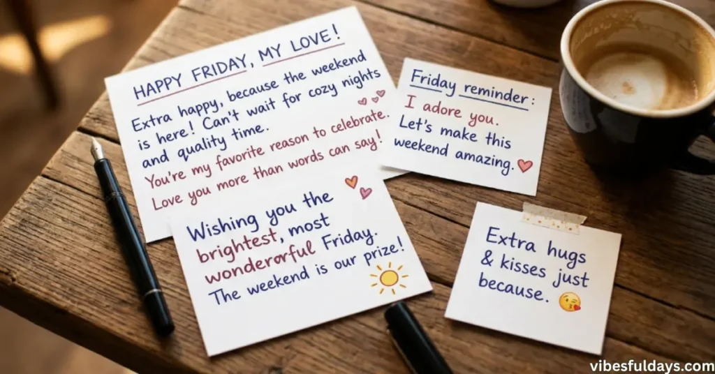 A Few Extra Happy Friday My Love Messages