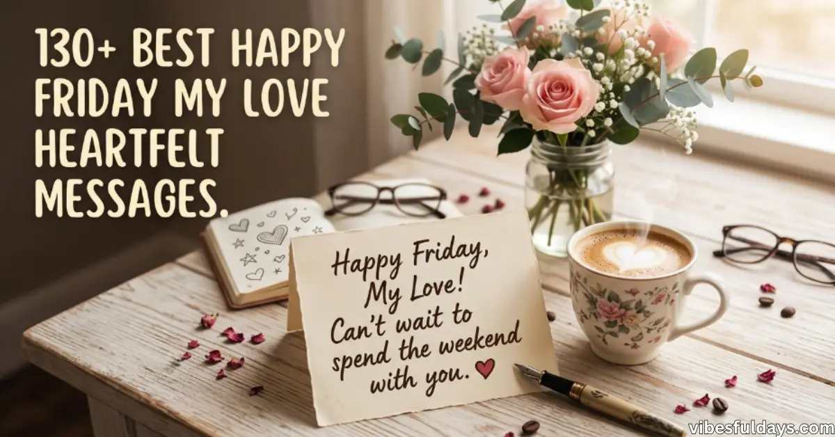 130+ Happy Friday My Love Messages [Romantic & Cute]