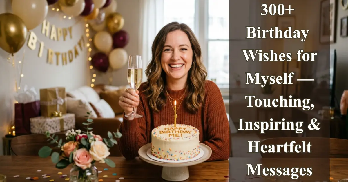 300+ Birthday Wishes for Myself [Emotional & Meaningful]