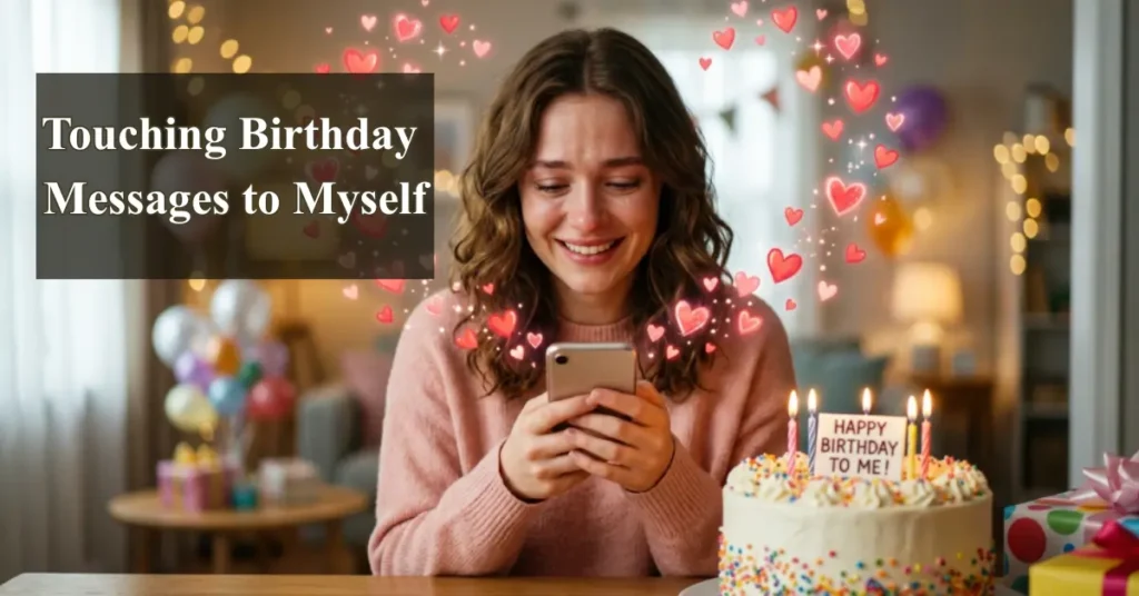 3. Touching Birthday Messages to Myself