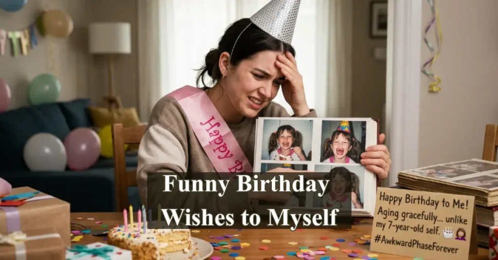 7. Funny Birthday Wishes to Myself