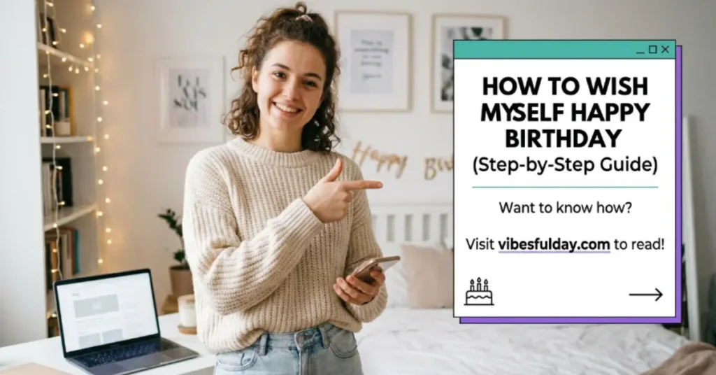 16. How to Wish Myself Happy Birthday (Step-by-Step)
