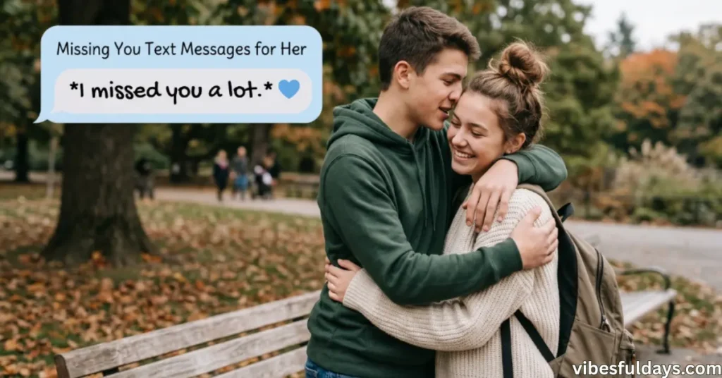Missing You Text Messages for Her