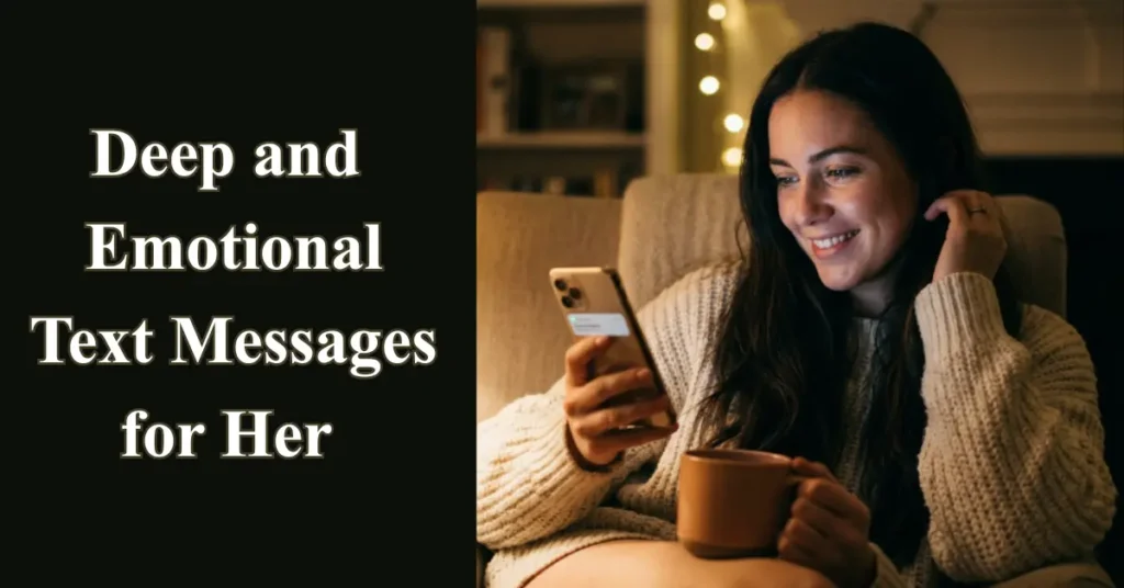 Deep and Emotional Text Messages for Her