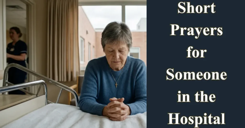Short Prayers for Someone in the Hospital