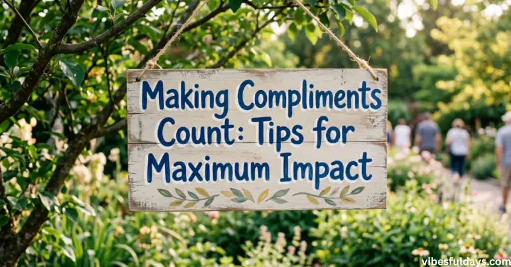 Making Compliments Count: Tips for Maximum Impact