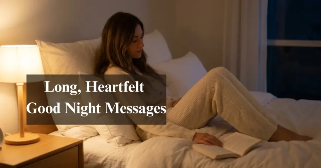 Long, Heartfelt Good Night Messages