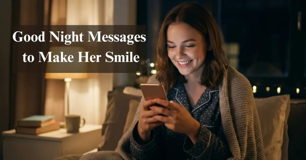 Good Night Messages to Make Her Smile