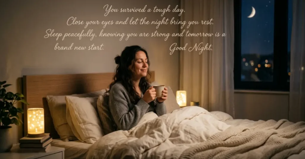 Comforting Good Night Messages for Tough Days