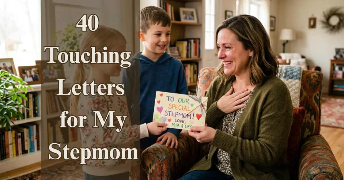 40 Touching Letters for My Stepmom [Words She'll Treasure]