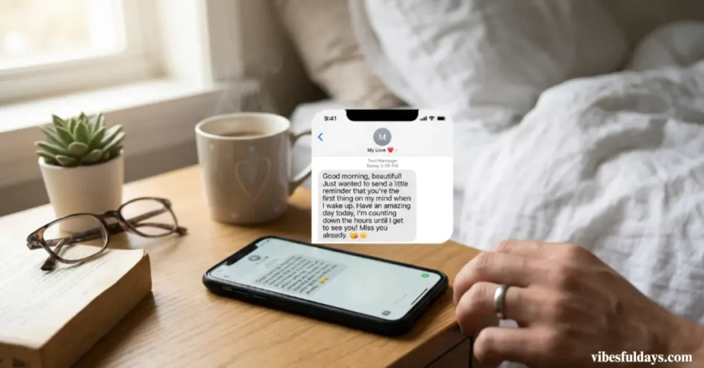 Morning Text to Win His Heart