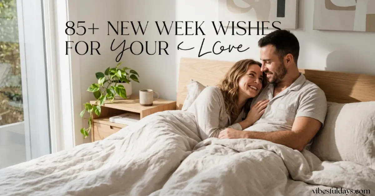 85+ New Week Wishes for Your Love [Sweet & Romantic]